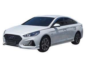 Voiture d'occasion blanche Hyundai Sonata Hybrid berline 2018, voiture coréenne d'occasion, siège électrique, sièges ventilés et chauffants, toutes options - Product Image 1