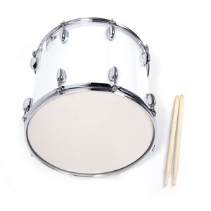 Professional 14 X 10 Inches Marching <b>Drum</b> Set with Key Strap White Metal Percussion Instrument with Maple Steel <b>Drum</b> Chambers - Product Image 2