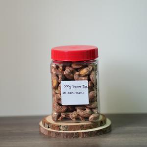 กระปุกเม็ดมะม่วงหิมพานต์ทรงสี่เหลี่ยม500ก. คั่วแบบออร์แกนิกเกรดพรีเมี่ยมได้รับการรับรองมาตรฐาน ISO - Product Image 4