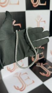 Collar de Cadena de Plata de Ley 925 con Diamantes de Moissanita Certificados por GRA, Joyería Hip Hop para Hombre y Mujer, Precio al por Mayor - Product Image 3