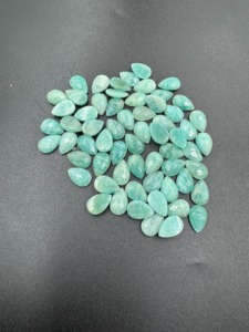Piedra Preciosa de Amazonita Suelta Hecha en India, Corte Briolette, para Joyería, Gema Natural Verde en Forma de Pera en Oferta - Product Image 6