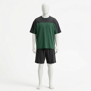 Custom Fashion Collection T Shirt Shorts <b>Set</b> OEM ODM Manufacturing Partner - Product Image 1