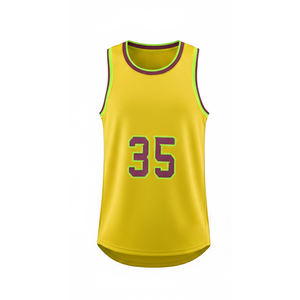 Maillot de basket-ball de haute qualité, logo personnalisé imprimé, tenue d'équipe, uniforme de basket-ball professionnel, séchage rapide, dernier design - Product Image 2