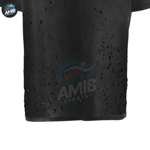 T-shirts personnalisés avec logo, unis, effet vieilli, vente en gros, vierges, grandes tailles, été, 100% polyester tricoté, coupe oversize, haute qualité - Product Image 6