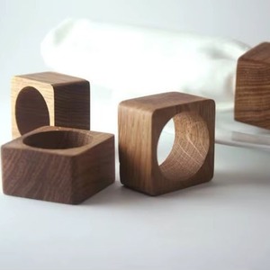 Porta Servilletas de Madera Premium, Soporte para Servilletas de Madera Maciza Natural para Mesa de Comedor, Cocina, Decoración de Mesa de Restaurante - Product Image 1