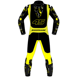 Traje de Motociclismo Personalizado para Hombre, de Cuero Vacuno/Canguro, Mono de Carreras, Traje de Motociclista de Una Pieza, con Protección OEM CE - Product Image 2