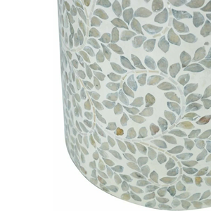 Exquisite Shell Inlay End <b>Table</b> <b>For</b> Luxury Interiors Artisan-Crafted MOP Side <b>Table</b>, Wholesale Furniture <b>for</b> Boutique Shops - Product Image 4