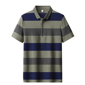 Nuevo Diseño de Camisetas Polo para Hombre, Ropa Casual, Venta Caliente, Logotipo Personalizado, Color Sólido, Transpirable, Algodón, Talla Grande, Manga Corta - Product Image 5