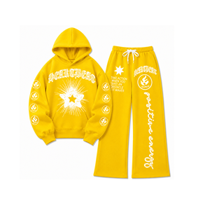 Ensemble survêtement à capuche graphique surdimensionné personnalisé, style streetwear premium, OEM ODM, marque privée, fabricant en gros - Product Image 3