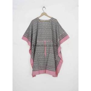 Vestido Midi Ajustado Vintage Hecho a Mano para Mujer, Kaftán Largo de Algodón para Dormir, con Decoración de Encaje, Talla Única, Lavable - Product Image 3