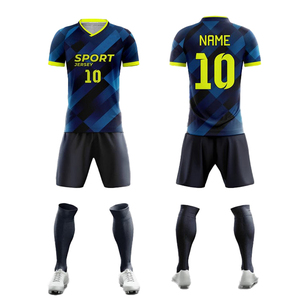 Latest <b>Design</b> Soccer Uniform Jersey Football Soccer Uniform Hot Selling Blank Soccer Uniforms - Product Image 3