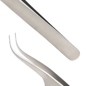 Pinzas de Joyero Curvas N.° 7 de 12 cm, Acero Inoxidable de Precisión, Punta Fina, Instrumento Manual de Microcirugía Reutilizable para Trabajos Delicados - Product Image 6