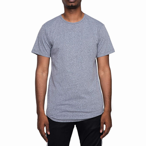 Custom <b>T</b>-<b>Shirt</b> Longline <b>Curved</b> <b>Hem</b> <b>T</b> <b>Shirt</b> <b>Men's</b> Side Zip Fashion Tee OEM Clothing Manufacturer Casual Wear <b>T</b>-<b>Shirt</b> - Product Image 1