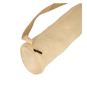 Tùy Chỉnh Màu Sắc Bông Logo Phòng Tập Thể Dục Du Lịch Vai Túi Với Dây Kéo Túi Vải Yoga Mat Đứng Tote Túi Với Điện Thoại Tương Thích - Product Image 1