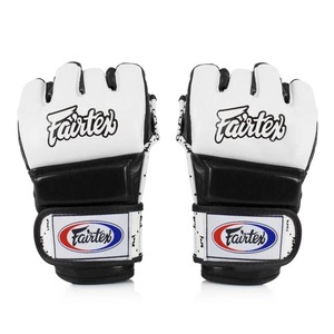 Guantes de MMA de cuero de vaca de media punta, fabricados en fábrica al por mayor RTS, guantes profesionales de artes marciales Fairtex con nudillos divididos. - Product Image 6