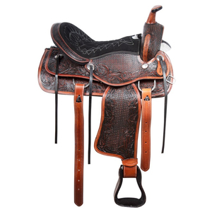 Couverture de selle de cheval western de haute qualité en cuir premium et coton, tailles et couleurs personnalisées, fabriquée au Pakistan, pour selle Visitor - Product Image 1