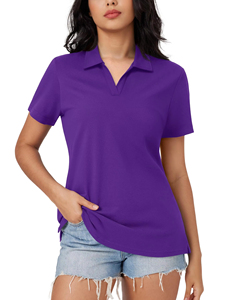 Summer Breathable Quick Dry Women Polo Shirts New Design Custom Made <b>Plain</b> Casual Wear Polo Shirts For Ladies - Product Image 2