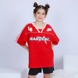 Camiseta Deportiva Babeeni para Niñas, Impresión 3D, Transpirable, 100% Algodón, Certificación OEKO-TEX, Aislamiento Térmico, Resistente a la Contracción - TG 018 - Product Image 1