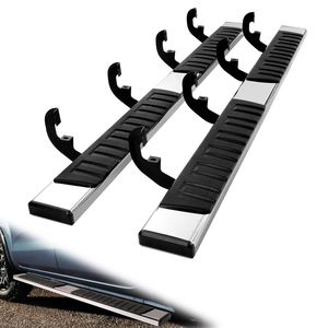 2019-2024 Chevy Silverado/GMC Sierra 1500/2020-2024 Silverado/Sierra 2500/3500HD Compatible 6\" <b>Step</b> <b>Bars</b> Running Boards - Product Image 1