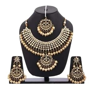 Nouveau design bijoux kundan collier ensemble pour femmes et filles disponibles par l'artisanat de luxe - Product Image 5