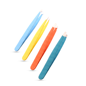 Pinzas para Cejas de Acero Inoxidable con Punta Inclinada para Eliminar Vello, Ecológicas, Antiestáticas, para Definir, Esculpir y Arreglar - Product Image 6