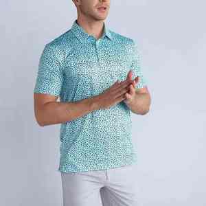 Custom Logo <b>100</b>% <b>Polyester</b> Polo Shirts School Working Polo T Shirts Summer Slim Fit Work Wear Men Puff Printing Polo Shirt - Product Image 3