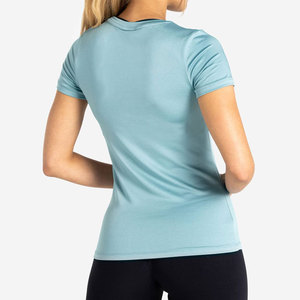 Camiseta Deportiva de Spandex, Compresión, Elástica en 4 Direcciones, Material de Alta Calidad, Cuello Redondo, Anti-Pilling, Top de Yoga - Product Image 2