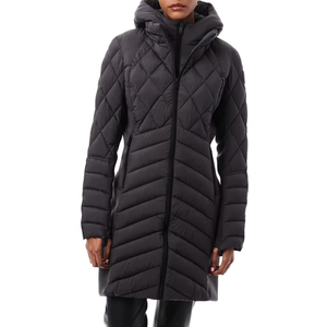 เสื้อแจ็คเก็ตพัฟเฟอร์ตัวยาวสำหรับผู้หญิง ผ้าโพลีเอสเตอร์กันน้ำ เสื้อแจ็คเก็ตมีฮู้ดให้ความอบอุ่น - Product Image 6