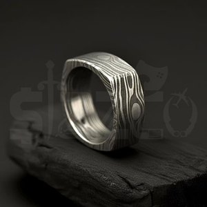Hot Selling Handmade Damascus Steel <b>Ring</b> for Men Women Wedding Band Fashion Party <b>Ring</b> Custom Latest Design OEM Supplier - Product Image 2