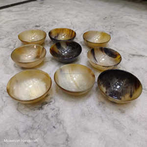 New Design OX Horn Bowl Indian Natural Ox Horn Bowls - Product Image 2
