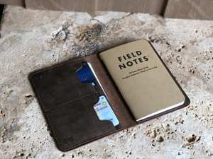 Organisateur d'écriture en cuir, porte-carnet rechargeable, couverture de journal, étui de style professionnel NBC-0092 - Product Image 6