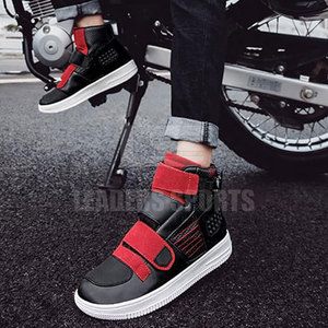 Zapatos de Motocicleta de Cuero Impermeables de Alta Calidad a Bajo Precio, Hechos con Tela Cómoda, Logotipo Personalizado, para Todas las Temporadas, para Hombre - Product Image 5