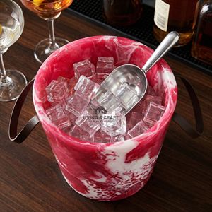 ถังน้ำแข็งดีไซน์เนอร์สำหรับแช่แชมเปญ ไวน์ เบียร์ |   อุปกรณ์บาร์หรูหราสำหรับงานปาร์ตี้และของขวัญ - Product Image 4