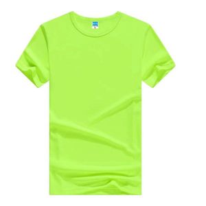 T-shirt ample pour homme, manches courtes, col rond, couleur unie, décontracté, en coton, surdimensionné, avec logo personnalisé - Product Image 5