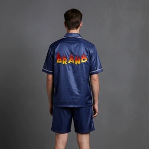 Conjunto Deportivo Corto de Verano para Hombre, Personalizado, de Alta Calidad, Cortavientos, Poliéster/Nailon, Lavado Ácido, Estilo Urbano, Ligero, para Correr - Product Image 3