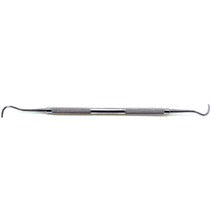 Détartreur dentaire professionnel double extrémité en acier inoxydable, à poignée ergonomique, manuel, instruments chirurgicaux à 5 mors par Grip Surgical - Product Image 1