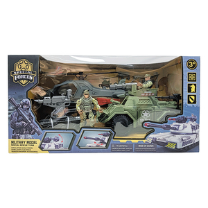 ชุดของเล่นยานพาหนะทางยุทธวิธีทางทหารของลิงที่พิถีพิถันทนทานอุปกรณ์เสริมหุ่นจำลองการออกแบบพลาสติกสำหรับเด็ก - Product Image 4