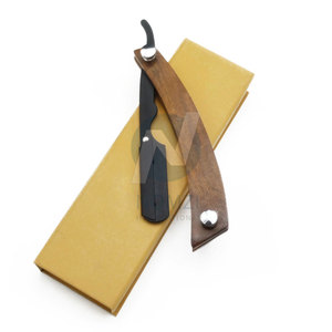 Obexa - Maquinilla de Afeitar Profesional de Madera con Hoja Única de Hueso y Cuerno, No Desechable, para Uso Axilar, para Hombres - Product Image 3