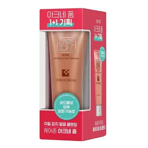 Mousse nettoyante clarifiante contre l'acné de bonne qualité CAREZONE 1 + 1 offre de nettoyant pour le visage - Product Image 1