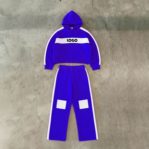 Nouveau produit innovant, survêtement de jogging en molleton 100% coton avec design à rayures latérales, logo de marque personnalisé, survêtement de sport pour hommes - Product Image 4