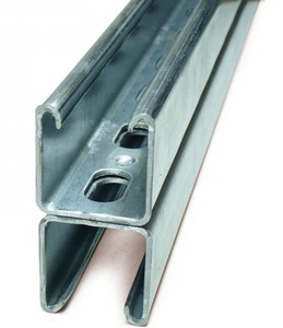 Perfil de acero ranurado para soporte de cables, estructura metálica, construcción industrial, sistema de accesorios para tuberías eléctricas de alta resistencia - Product Image 3