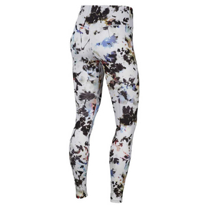 High Waist Full Length Floral Yoga <b>Leggings</b> With Four-Way Stretch Elastic Waist Spandex Polyester Pants - Product Image 3