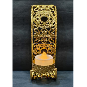 Apliques de pared, de vela de montaje en pared candelabro, soporte de luz en T para Navidad, soporte decorativo para luz de té, decoración del hogar - Product Image 1