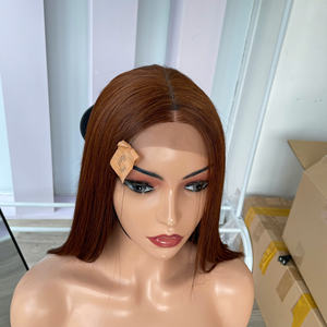 Brown <b>Color</b> Bone Straight Texture Wholesale Price Human <b>Hair</b> Wig Raw Human <b>Hair</b> Luxury Quality Super Double Drawn - Product Image 4