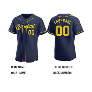 Nuevo Diseño Personalizado con Logotipo, Jersey de Béisbol Extra Grande de Color Liso 100% Algodón Orgánico con Estampado Gráfico para Hombre y Mujer - Product Image 2