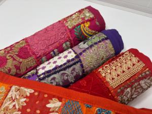 Fournisseur en gros de tissus recyclés en patchwork durable pour la décoration intérieure - Product Image 5