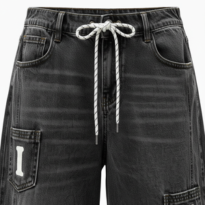 Pantalones Vaqueros de Mezclilla Personalizados para Hombre, Corte Recto Vintage, Calidad Premium, Estilo Casual, Jeans de Moda al por Mayor - Product Image 2