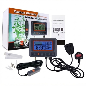 Contrôleur de moniteur de CO2 avec affichage numérique, prise UK, capteur photocellule, détecteur de gaz fixe pour salles de culture, maisons et bureaux - Product Image 2
