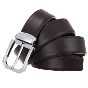 Cinturones de Cuero con Hebilla Cuadrada de Aleación, Estilo Casual, de Piel Vacuna, Alta Resistencia, con Logotipo Personalizado, Venta Directa de Fábrica - Product Image 3