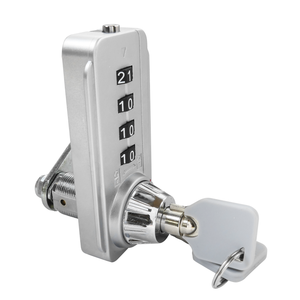 Système de verrouillage à clé de rechange, serrure à combinaison à 4 chiffres, serrure à came sécurisée pour armoire de bureau - Product Image 5